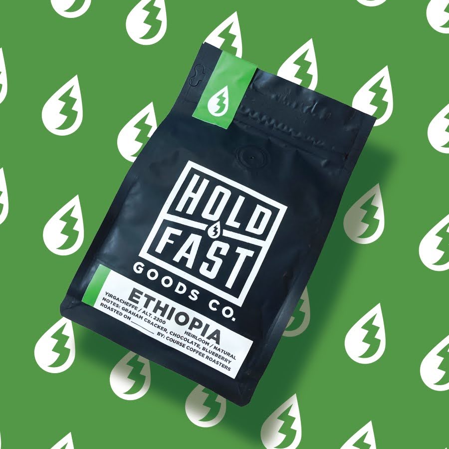 Hold Fast Single Origin Ethiopian Whole Bean Coffee (12oz)
